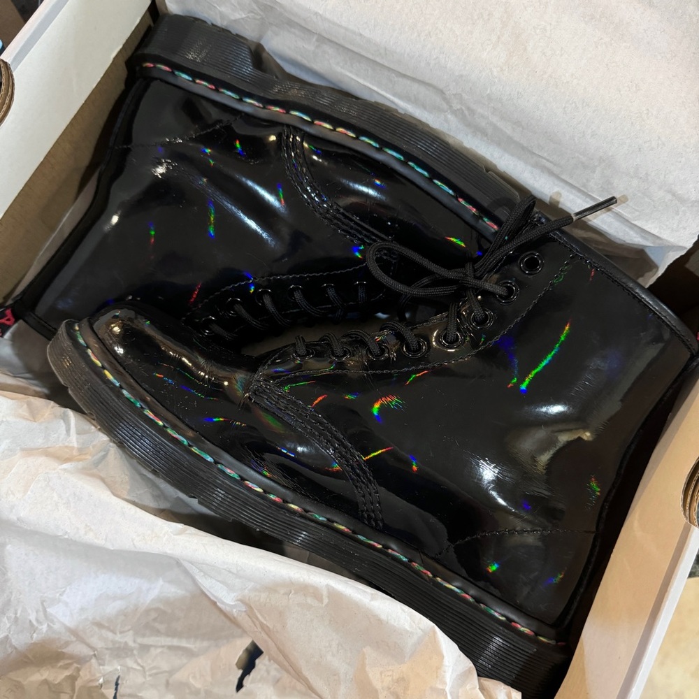 Iridescent Dr. Martens